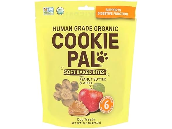 Cookie Pal PB Apple Organic Dog Treats