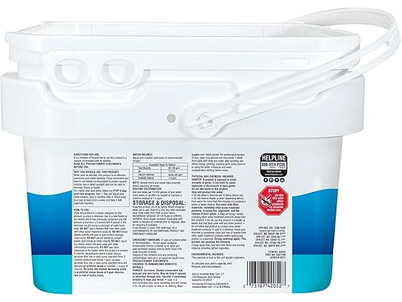 HTH 42052 Swimming Pool Care 3" Chlorine Tabs Advanced