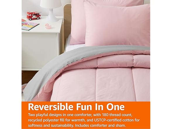 Amazon Basics Kids' Comforter Set