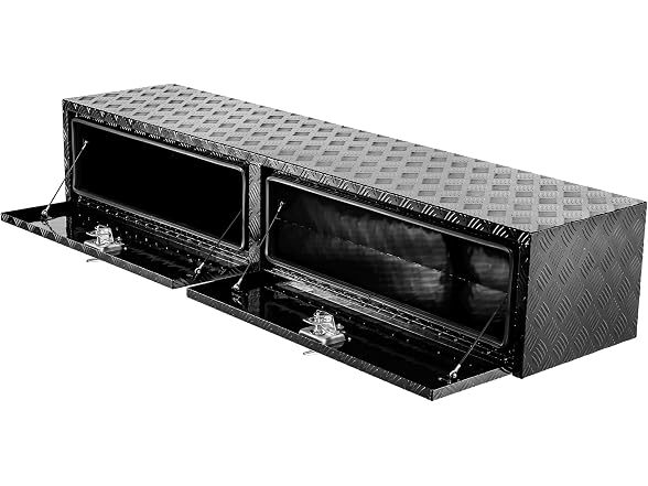 Takywep 72'' Heavy Duty Aluminum Truck Tool Box Black