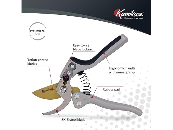 Heavy-Duty Professional Pruning Shears