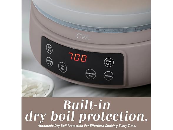 COOK WITH COLOR Glass Mini Low Carb Rice Cooke