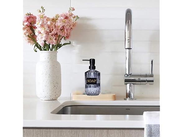 Glass Jar Soap Lotion Dispenser Bottle