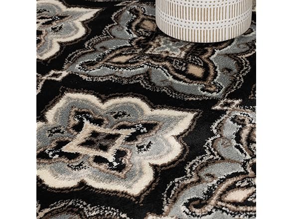 Superior Modern Floral Medallion Indoor Rug, 2'x3'