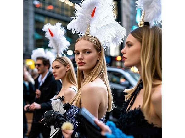 Lamar 20pcs 10-12'' Blue Ostrich Feathers for Decorating