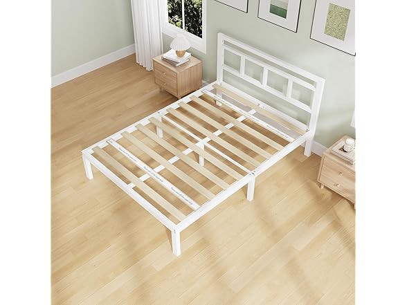 Novilla 14 Inch Queen Bed Frame & Headboard