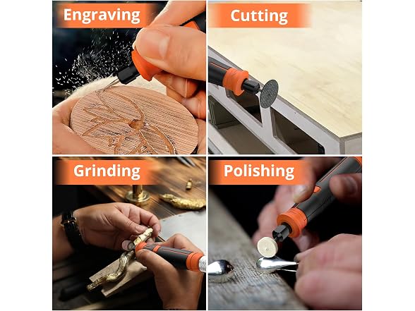 TILSWALL USPRRT01 Cordless Rotary Tool Kit Orange