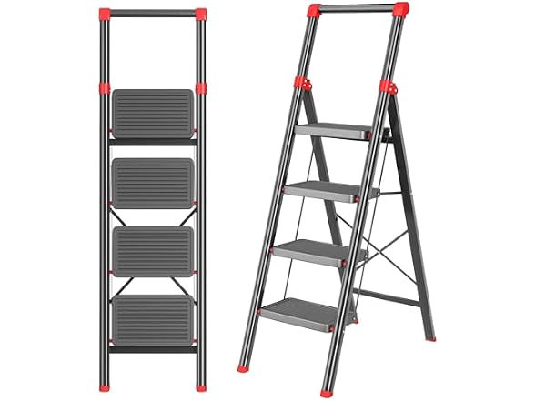 4 Step Ladder, DIAMONDFORGE Folding Step