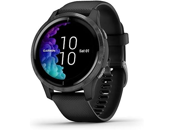 Garmin 010-02173-11 Venu, GPS Smartwatch with Bright Touchsc (Open Box)