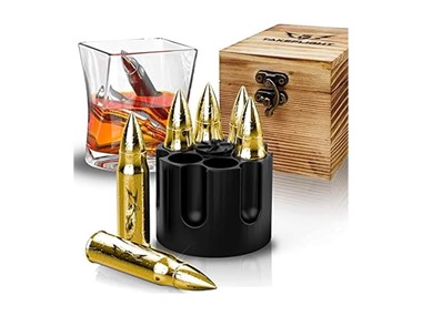 $19.99, Was $31.99, 37% Off! Metal Whiskey Stones 6 Count (Pack of 2) dealfomo