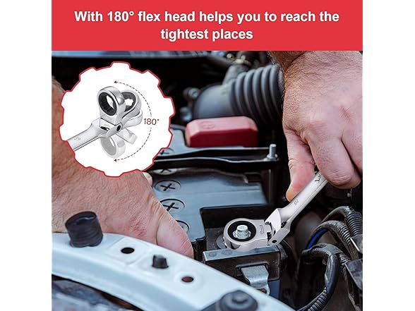 Towallmark Ratcheting Wrench Set 20pc