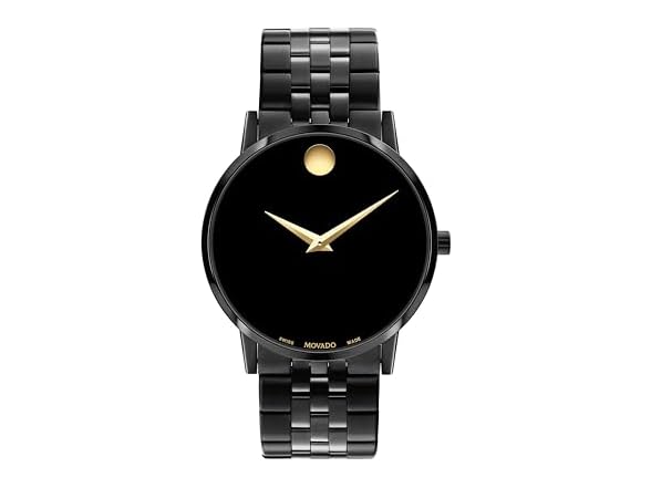 Movado Men's Museum Classic Quartz Black Watch