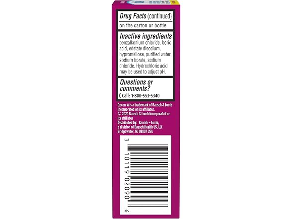 Bausch + Lomb Allergy Eye Drops