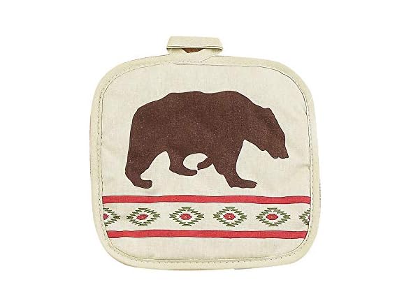 Paseo Road Aztec Bear Pot Holders for Kitchen, 10 Piece Set