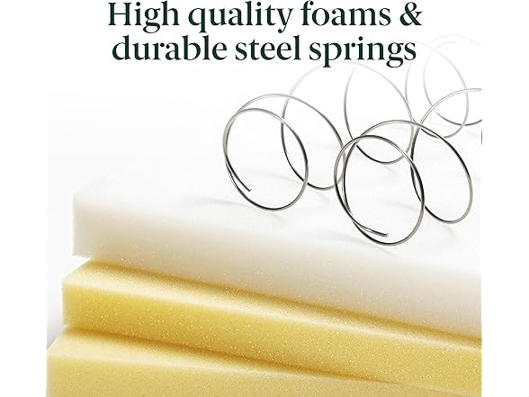 ZINUS 8" (New Version) Spring Sensation Hybrid Queen Mattress