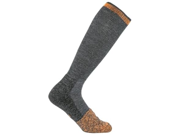 Carhartt Men (L) Twin Knit Midweight Steel Sock