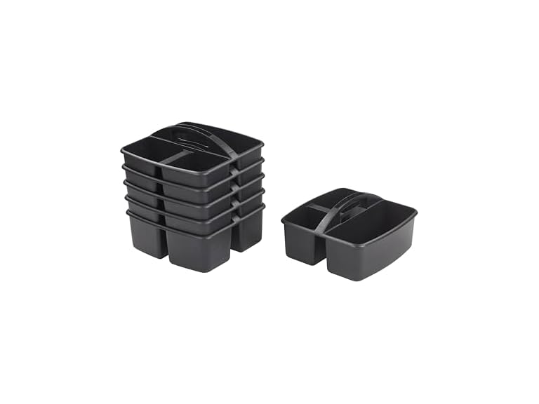 ECR4Kids Black Storage Caddy 6pk - Gallery 10