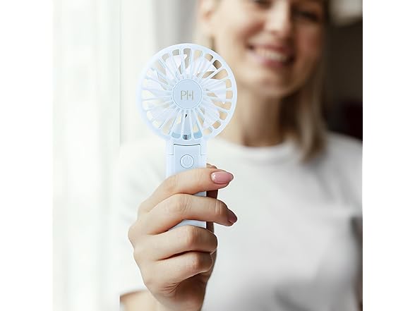 Paris Hilton Handheld Foldable Fan