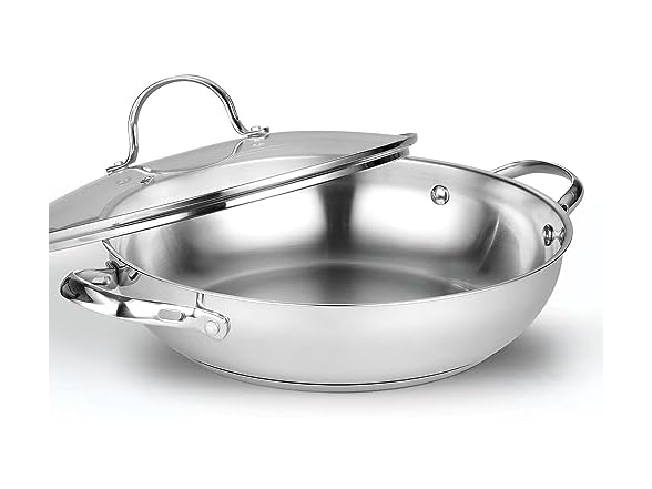 Cooks Standard Wok Stir Fry Pan with Glass Lid