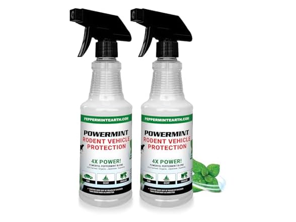 Powermint 16 Oz Peppermint Oil Rodent Spray, 2 Pack