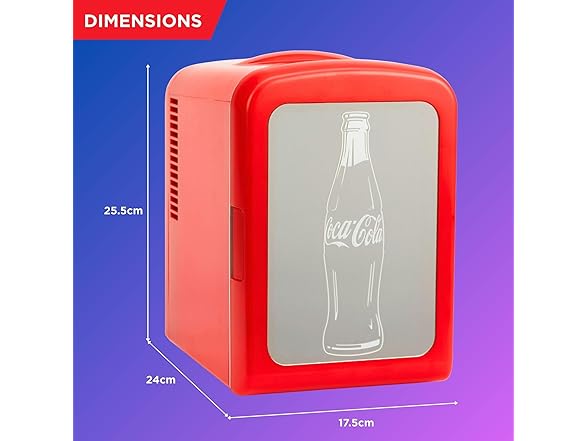 Coca-Cola 4L / 6-Can Mini Fridge