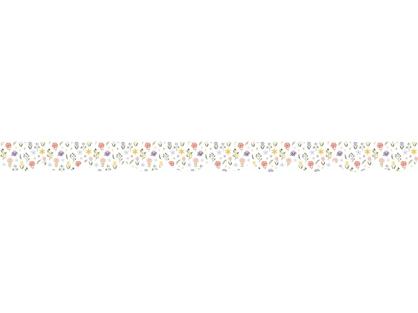 Teacher Created Resources Spring Garden Scalloped Trim
