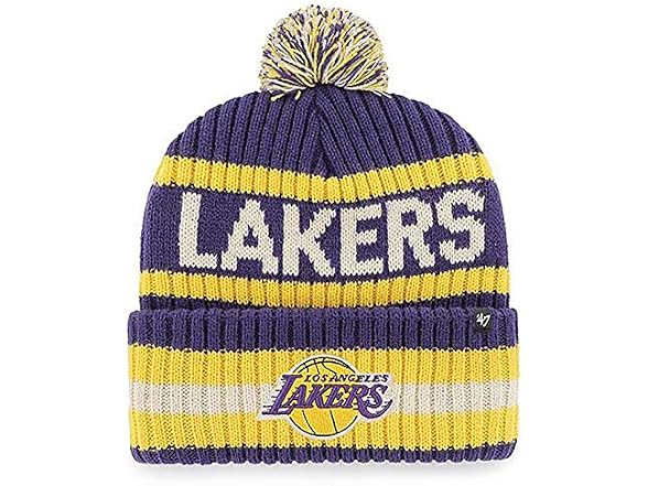 LOS ANGELES LAKERS Boys '47 Bering Cuff Beanie