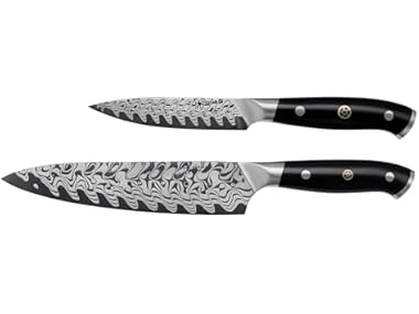 $78.99, Was $249.99, 68% Off! HENCKELS Compass Damascus 2-pc Chef's Set dealfomo