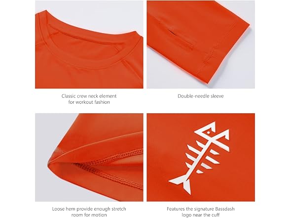 Bassdash Women (XL) UPF 50+ UV Sun T-Shirt Shirts