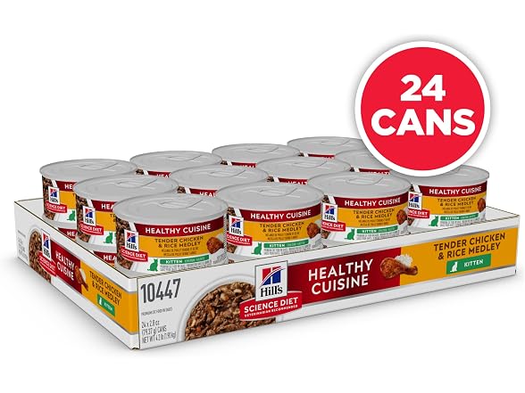 24PK Hill's Science Diet Kitten Healthy Cuisine