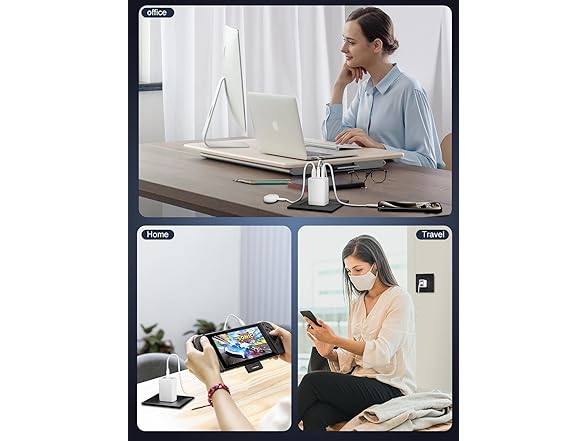 67W USB C Charger,3-Port PPS