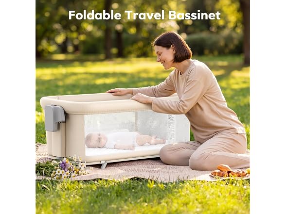 NeoBorn 4-in-1 Rocking Baby Bassinet