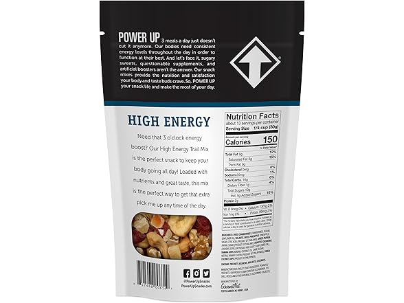 1PK Power Up Premium Trail Mix - High Energy