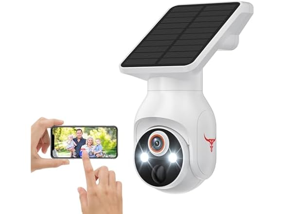 GlowPop Smart AI Motion Detection Security Camera