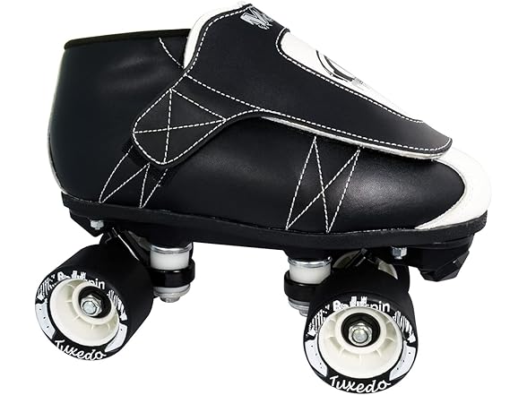 Tuxedo Quad Speed Roller Skates