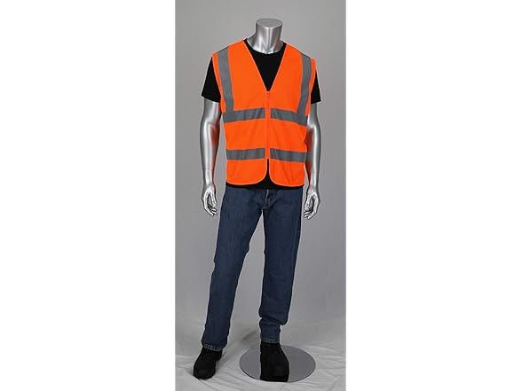 Worktex Standard Class 2 Mesh Safety Vest, 40 Pack, Orange