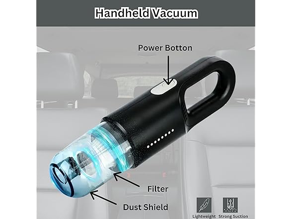 GajetNest Corded Handheld Car Vacuum