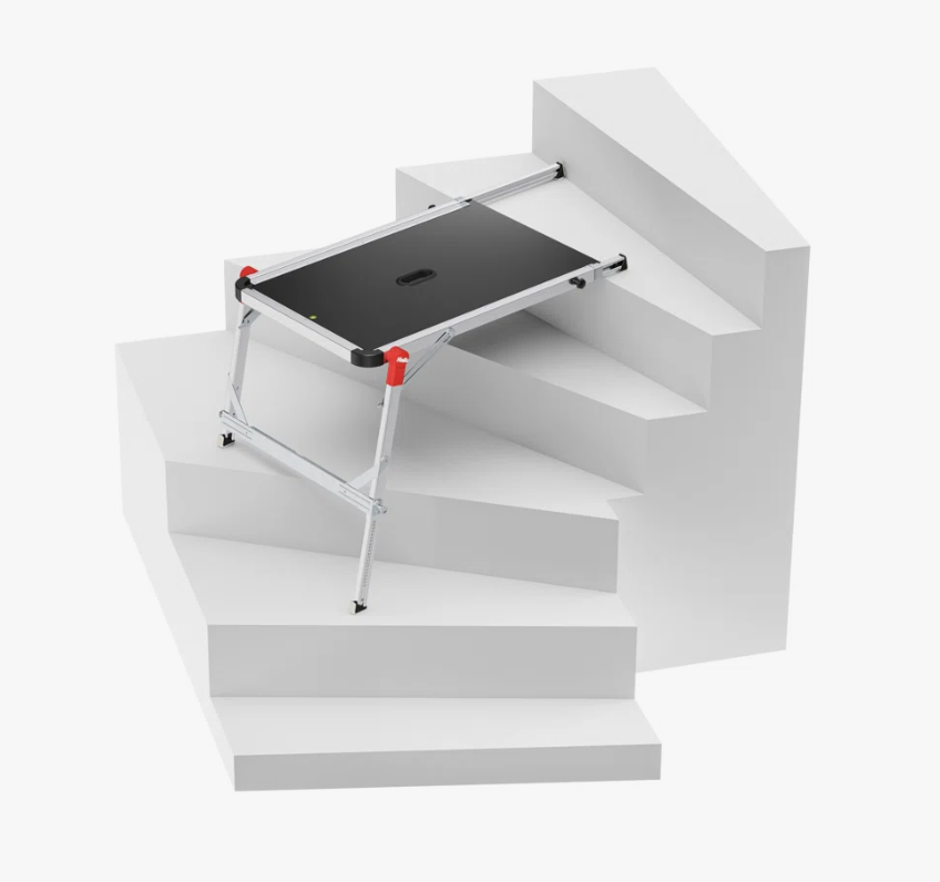 Hailo TP2 Pro Stair Platform – Adjustable Aluminum - Gallery 9