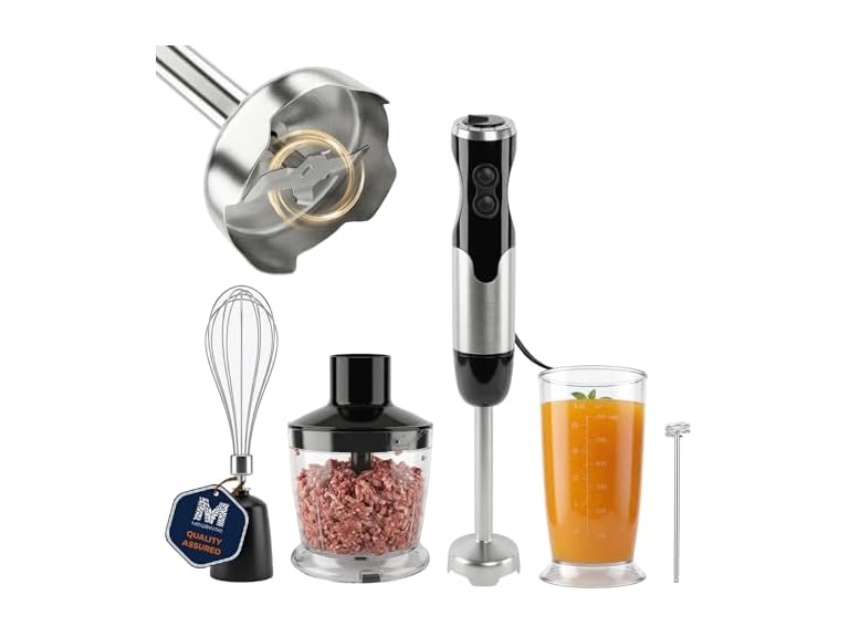 MEGAWISE 5-in-1 Immersion Hand Blender