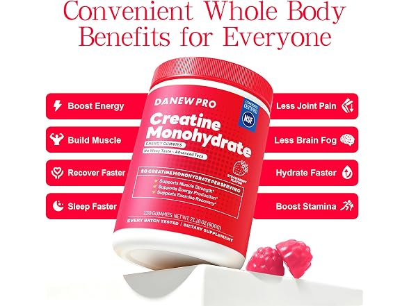DANEW Pro Creatine Monohydrate Gummies