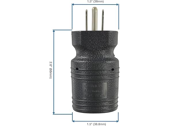 Conntek 30129 15A to 15/20A Plug Adapter