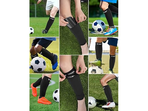 Yegfit Carbon Soccer Shin Guards Sleeves