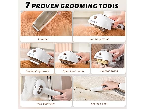 Einoor C1-WHITE Einoor Professional Pet Grooming Kit 