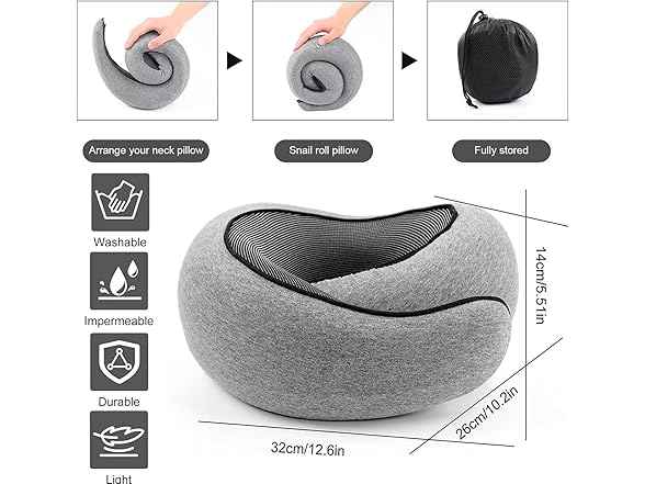 Generic Travel Neck Pillow for Airplanes