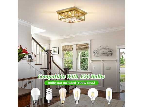 Kondras B0F31XPZY8 2-Pack Hallway Fixtures Ceiling