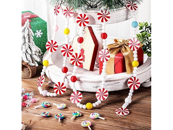 9 ft Christmas Tree Candy Garland - Pepp
