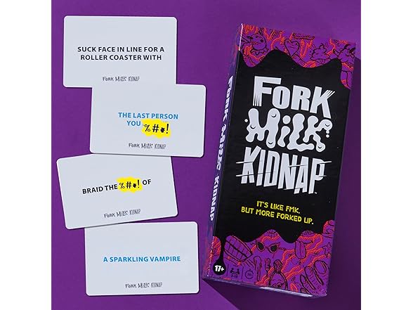 Hasbro Gaming Fork Milk Kidnap Game for Adults