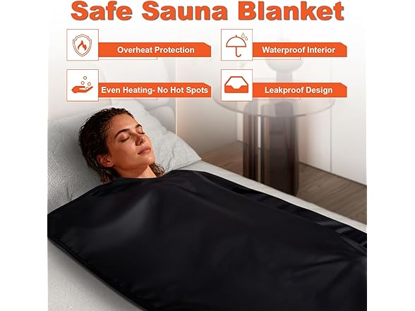Waterproof and Foldable Sauna Blanket