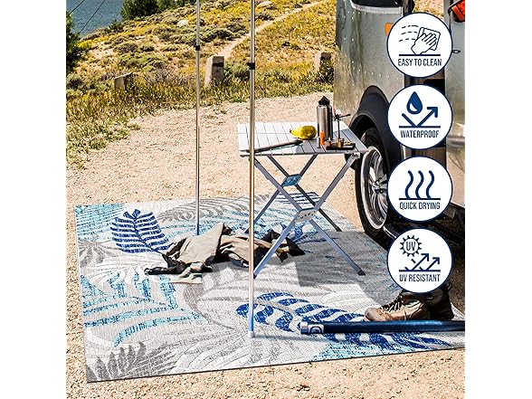 JONATHAN Y Tropics Palm Leaves Rug