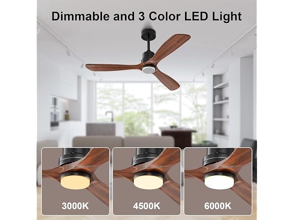 Obabala Obabala Ceiling Fans with Lights 52IN Ou